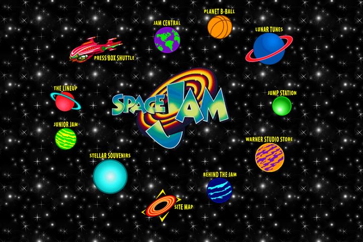Space Jam website (1996)